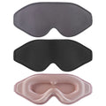 Luxury  Adjustable Comfortable Memory Foam Light-Shading Customizable Logo Black Home Travel 3D Eye Mask