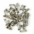 50PCS Alloy Silver Brooch Back Bar Pins Safety Rolling Catch DIY Findings Craft Party Wedding Gift 15mm 20mm 30mm 40mm