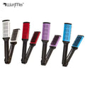 Wanmei Custom Professional Styling Styling V Shape Straight Ceramic Boar Bristle Hair Brush v Shape Hair Brush