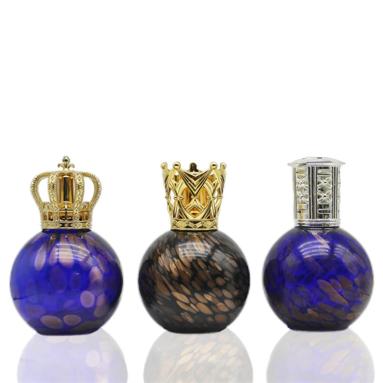 2022 New 300ML Handmade Glass Perfume Lamp Ignition Catalytic Aromatherapy Compatible for Essential Oil Aromatic Indoor
