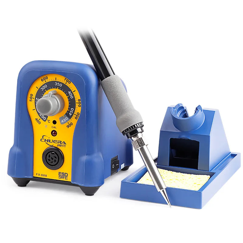 Chuera 888 70W 200-480Â°C Adjustable Constant ESD Soldering Station 110V 240V Fast Heating Durable Industrial Soldering Iron