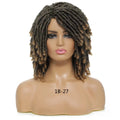 Wholesale 6-inch African Wigs Dreadlocks Braided Braid Wigs High Temperature Fiber Shedding No Tangle Hot-selling Africa Europe