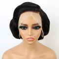 Wholesale Vendor 13x4 Pixie Cut Frontal Lace Human Hair Short Wigs Glueless for Women