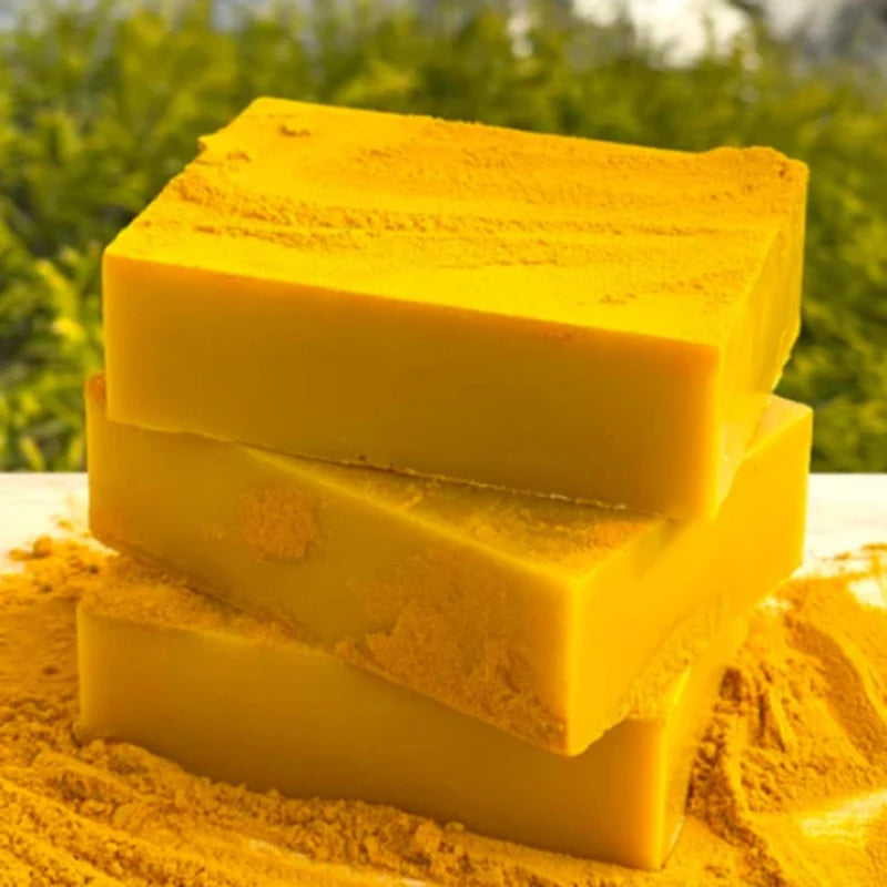 100/150g Turmeric Kojic Acid Glow Soap Dark Spot Acne Removal Even Skin Tone Mositen Smooth Skin Deep Cleansing Handmade Soap