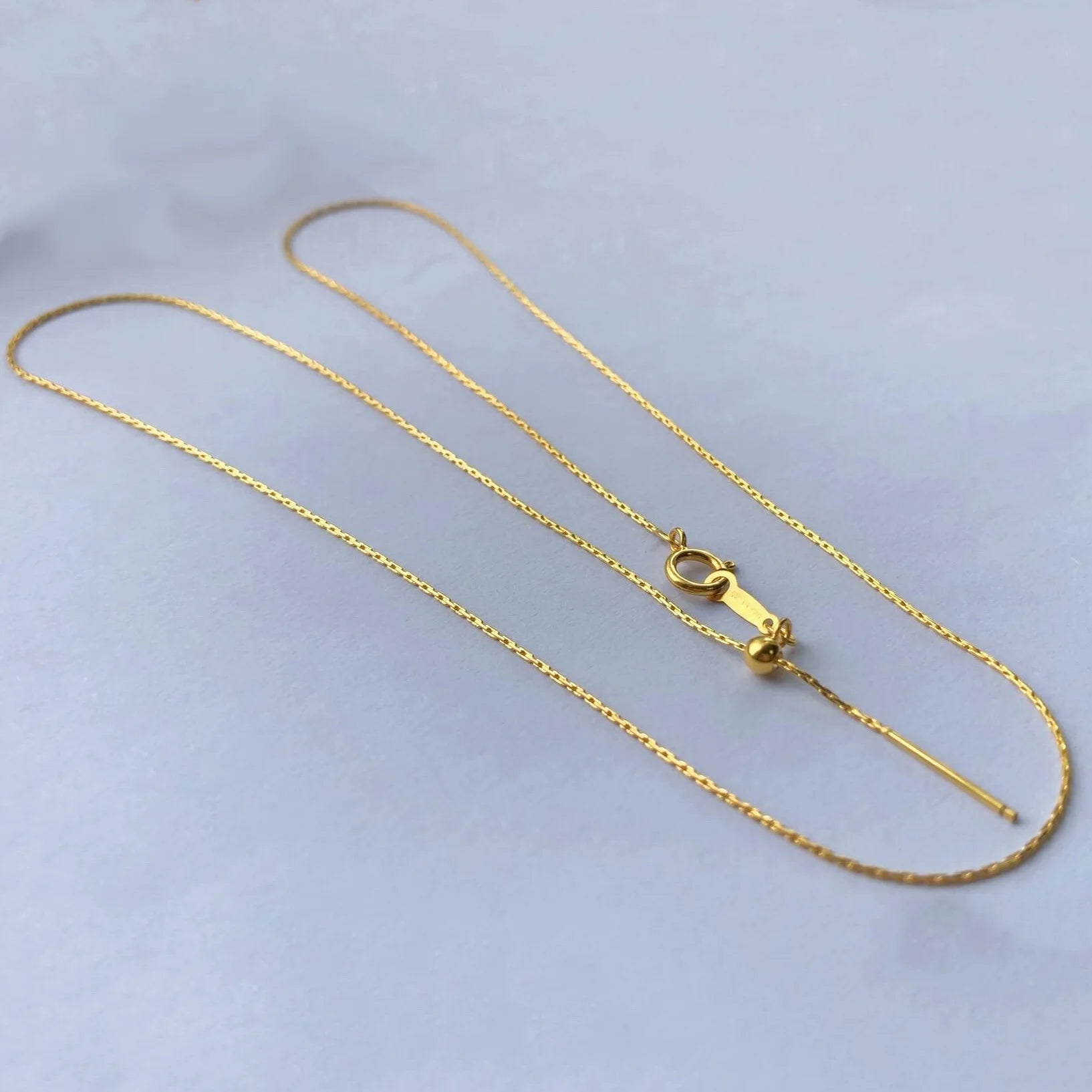 US 14K Gold Copper Bag Injection Cartilage Snake Bone Chain Adjustable Universal Necklace & Bracelet Beaded DIY Accessories