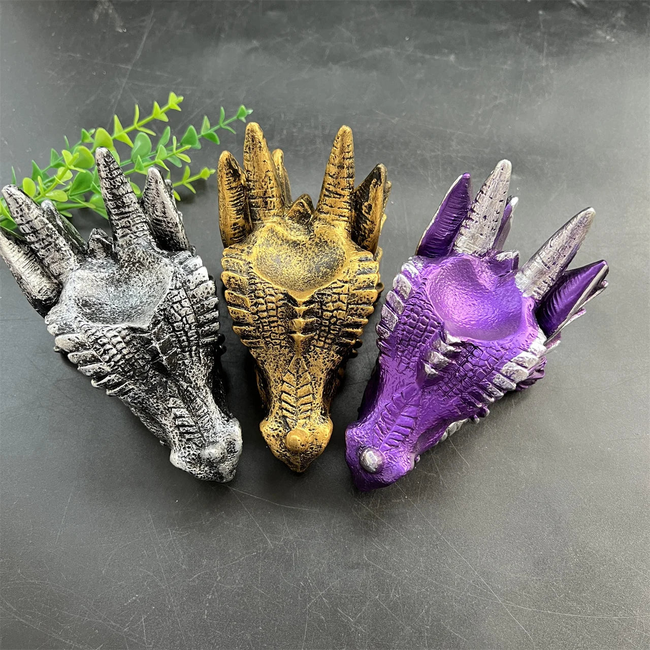 Wholesale Crystal Ball Display Resin Base Ball Stand New Design Exquisite Dragon Head Base