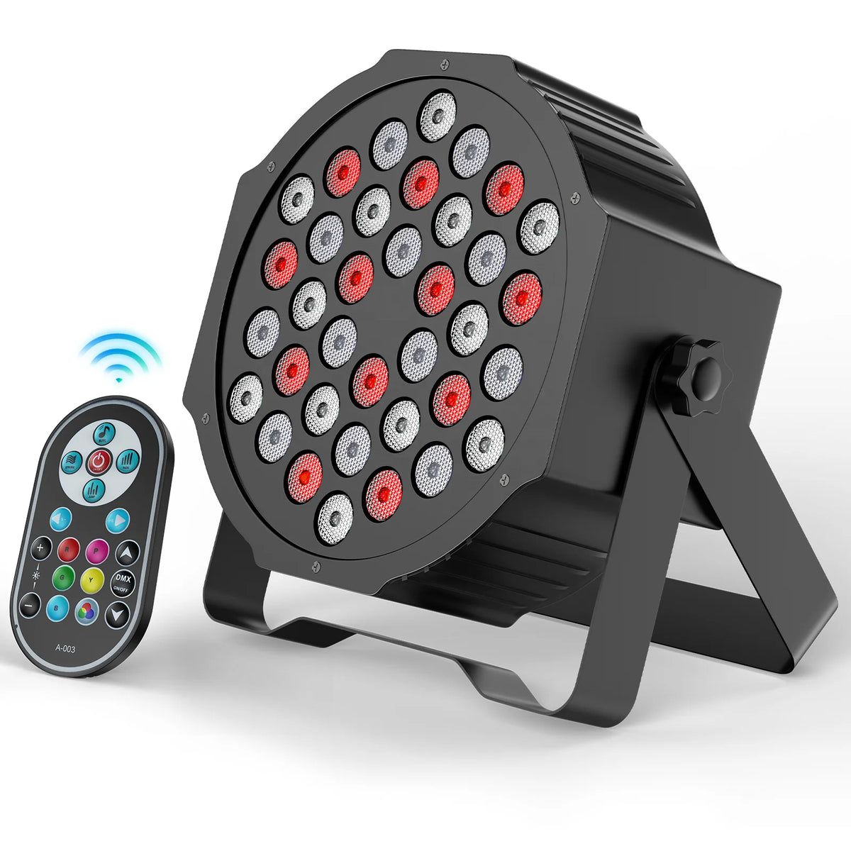 U King 36 LEDs RGB Par Light Remote Controller Stage Dj Par Lighting