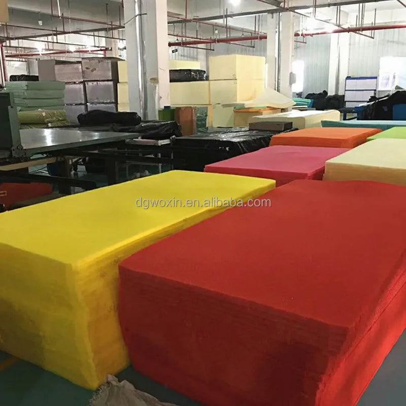 WOXIN Large Open Cell Reticulated Foam Block 10-70PPI Polyurethane Filter Foam Sponge for Lumbar Pillows & Seat Cushions