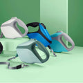 Factory Wholesale New Design Reflective LED Dog Leash 5m Nylon Auto Retractable Pet Leashes for Dog Traveling
