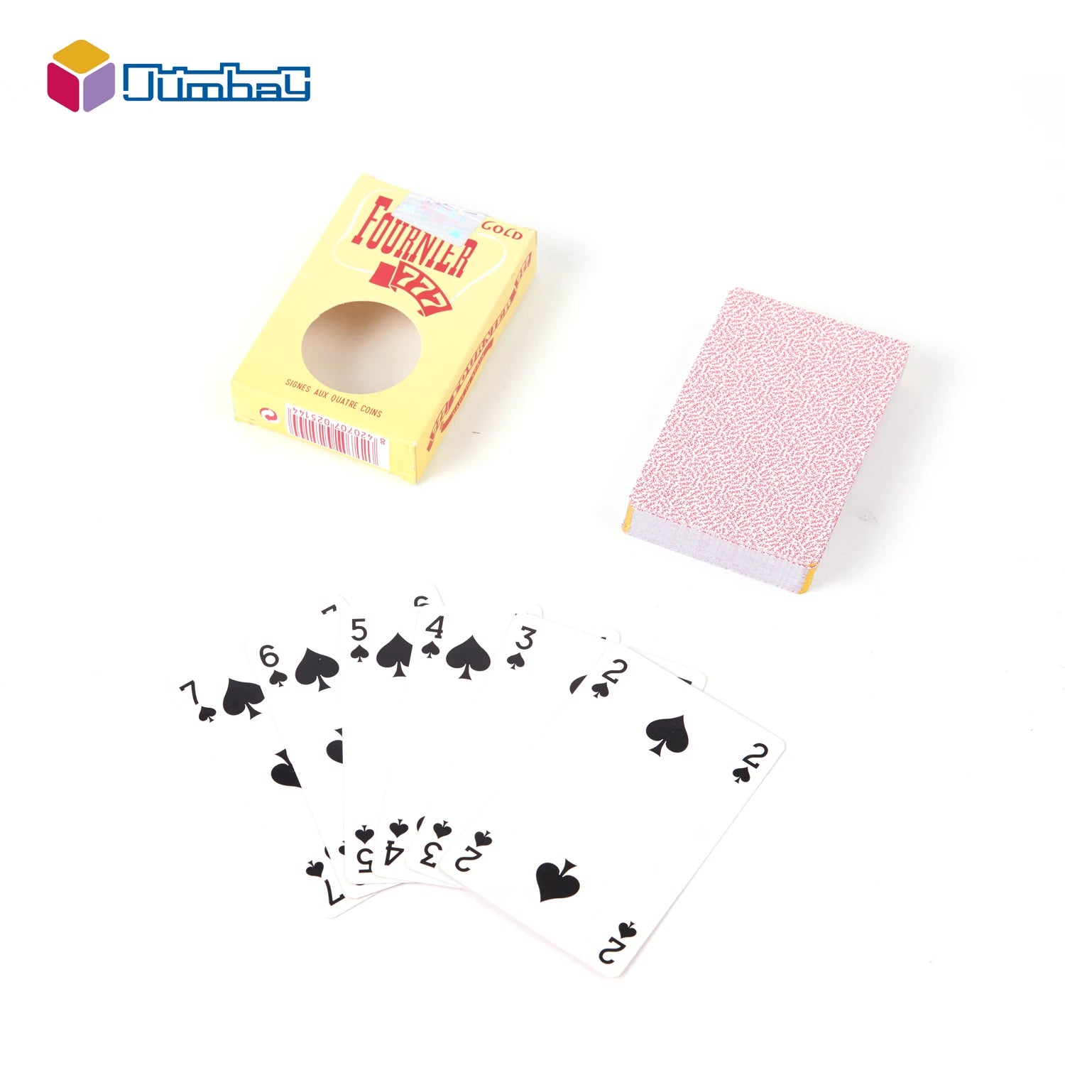 For Poker Plastic Playing Cards Wholesale Famous Intellectual Entertainment Fun Customizable Design 777 Jumbay OEM LOGO 1000pcs