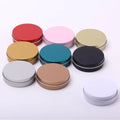 Round Mini Metal Soap case Jewelry Storage Can Tea Package Candy Tin Box