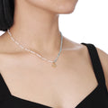 Fashion New Design Bohemia Beaded Necklace Natural Stone Zircon Square Pendant Necklace for Women