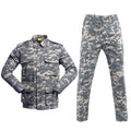 American ACU Camouflage Breathable Rip-Stop Training Uniform Jacket for Outdoor Activities