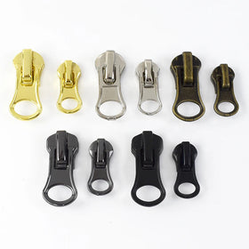 MeeTee ZT024 5# 8# Repair Zippers Pendant Zipper for Garment Alloy Zip Puller Sewing Accessories Zippers Slider