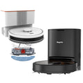 Bagotte Smart Self-Emptying Robot Vacuum Cleaner with Gyroscope Navigation Sweep Wet Mopping Battery Powered for Household Use