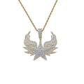 CN399  Brass Setting CZ  Pendants Hip Hop Necklace Iced Out Jewelry