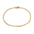 Best Seller 18K Gold Plated Flat Marina Link Ankle Bracelets for Women MegaBDM