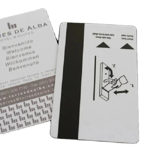 Custom Professional PVC Plastic Hi-Co Magnetic Stripe Film Laminated Key Card Offset Printed Certified for Business Hotel Use