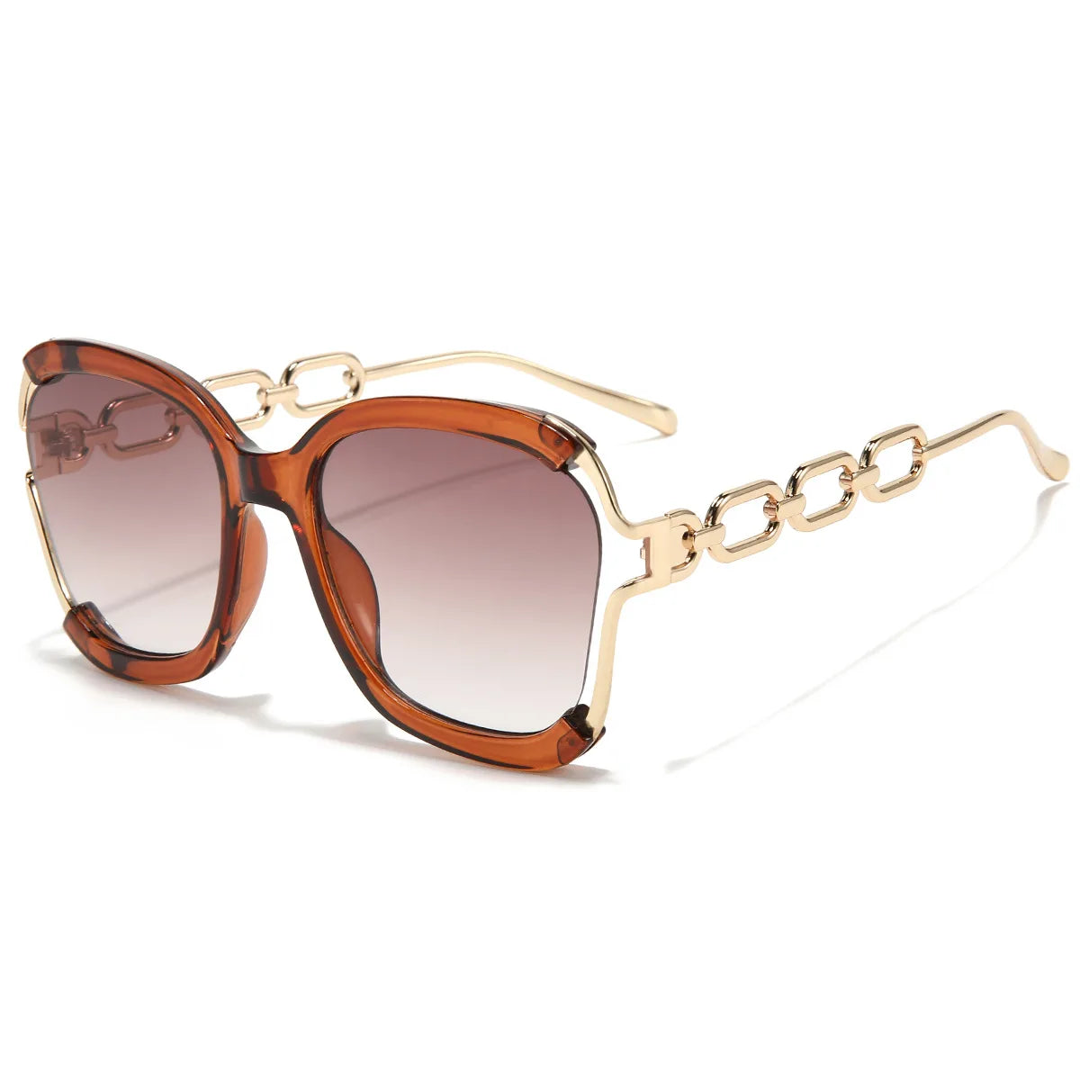 Retro Vintage Premium Sunglasses Men From China Fashionable Glasses for Women With Chain Leg Designer Sun Square Glasses for Men