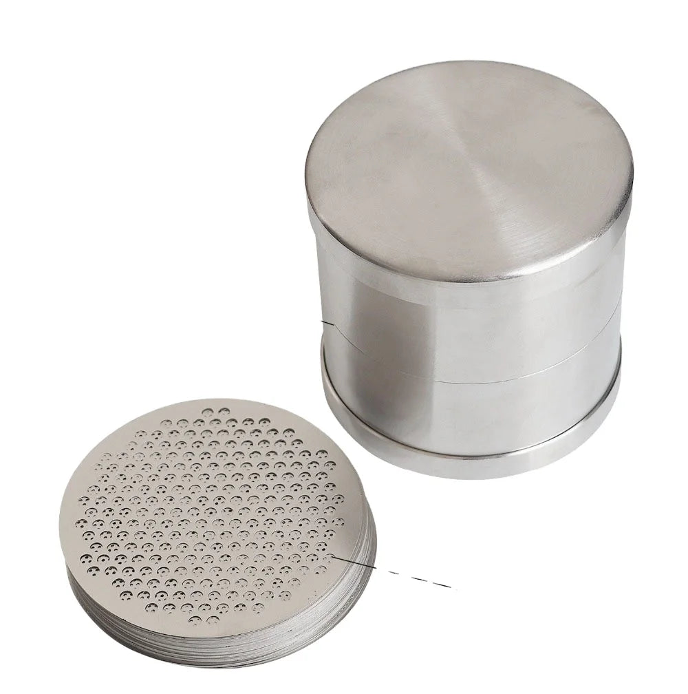Bonsta Stainless Steel Diamond Sieves Set 65/75 Pcs Precision Mesh Grading Tools for Gemstone Size Sorting and Jewelry Testing