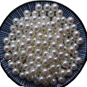 Wholesale 2mm 3mm 4mm 6mm 8mm White Shell Pearl Round Loose Beads Choker Making 2mm 3mm 4mm 6mm 8mm 15 In Bracelet