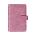 Crocodile Patter A4 A5 A6 File Holder Loose Leaf PU Leather Money Binder Notebook Ring Binder Clips Budget Binder with Envelopes