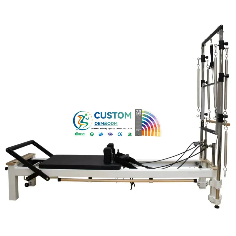 Pilates Reformer Foldable Reformer Pilates Bed Foldable With Tower Aluminum Home Studio Reformer Pilates Folding Reformer