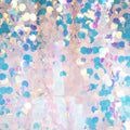 Wholesale Luxury Polyester Glitter Mermaid Fish Scales Colorful Dangling Drop Embroidered Sequins 18mm Fabric Dress Party