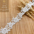 Water Soluble Floral Lace Accessories Wedding Tiara Wave Heart Design Polyester Silk for Shoes Bags Bar Code Spot Lace