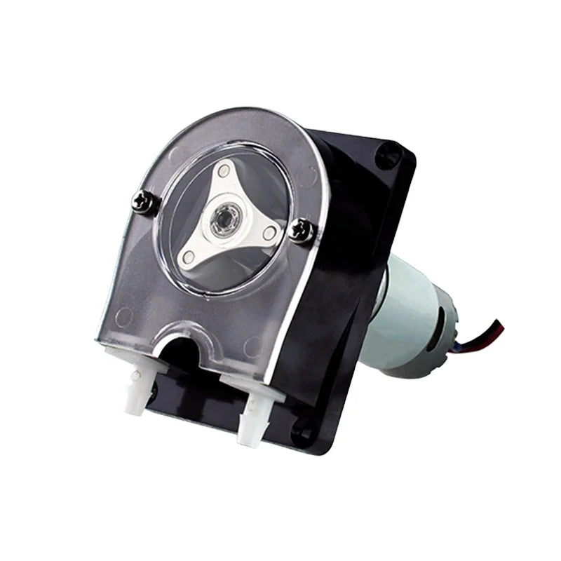 OEM206 CR Peristaltic Pump with DC12V/24V Motor 1-Liter Small Dosing Pump for Washing Machines Metal Watering Pump