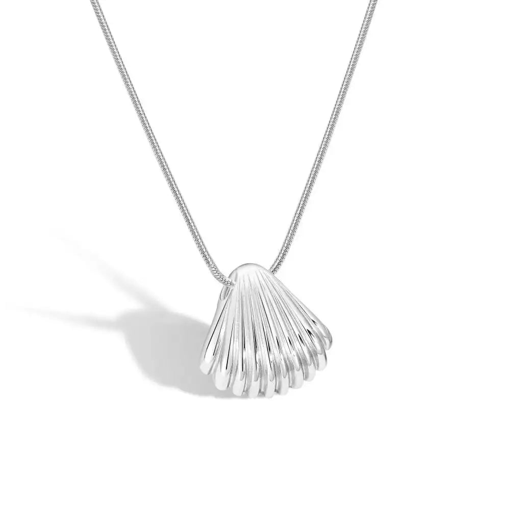 2022 Popular Fashion 925 Sterling Silver Shell Pendant Girl Jewelry Custom Charm Fashion Cute Necklace for Girlfriend Birthday