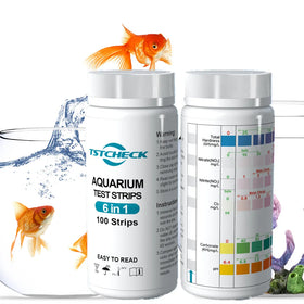 Easy Use Yee Aquarium Farm Fish tank Water test Kit 6way Fresh Water Betta Fish Chemical test Strips