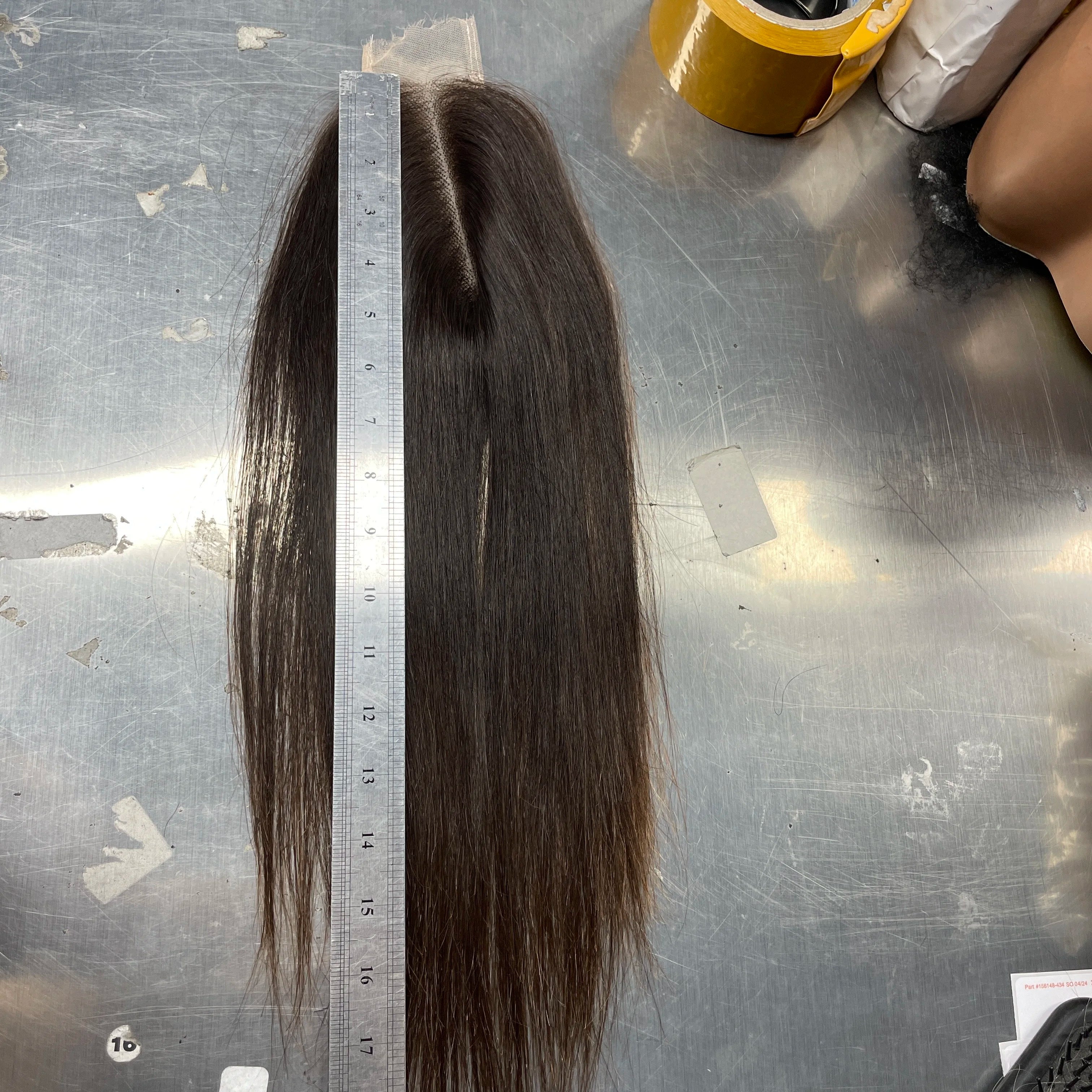 Brazilian 2x6 Lace Closure Straight 2x6 Hd Lace Closure Frontal Human Hair Kim K Bleached Knots Lace Closure With Baby Hair