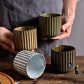 Handmade Rustic Japanese Turkish Stoneware Water Cups Coffee Mug Without Handle