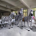 Fiberglass Animal Sculptures Elephant Garden Decorative Props Large Size Fiberglass Giraffe Statue Resin Animal Sculpture