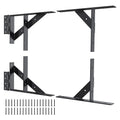 Gate Corner Brace Bracket Gate Kit for Wooden Fence Frame Kit for Shed Doors Driveway Gate Other Furniture Accessories