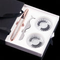 FX-N51 Eye Lashes Wholesale False Eyelashes Kit Two Pairs Full Strip Eyelashes 4 in One Kit Eyeliner Glue Pen Customize Lashes