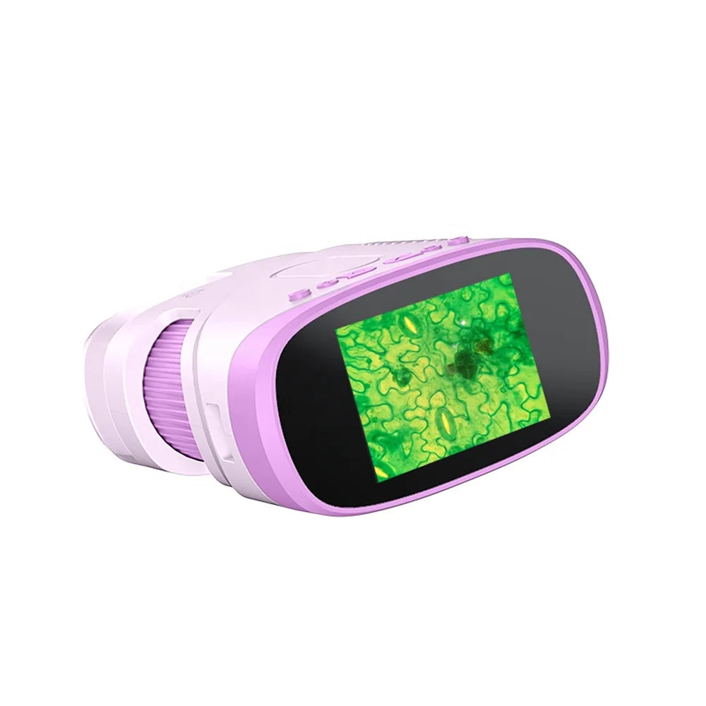 Portable Digital 2-in-1 Kids Microscope & Telescope for Kids Model XV-70 1000x Zoom Age 2-13 Years Video Photography
