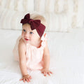 Handmade Baby Headbands Stretchy Nylon Headband with Bows for Newborn Infant Baby Toddler Girls