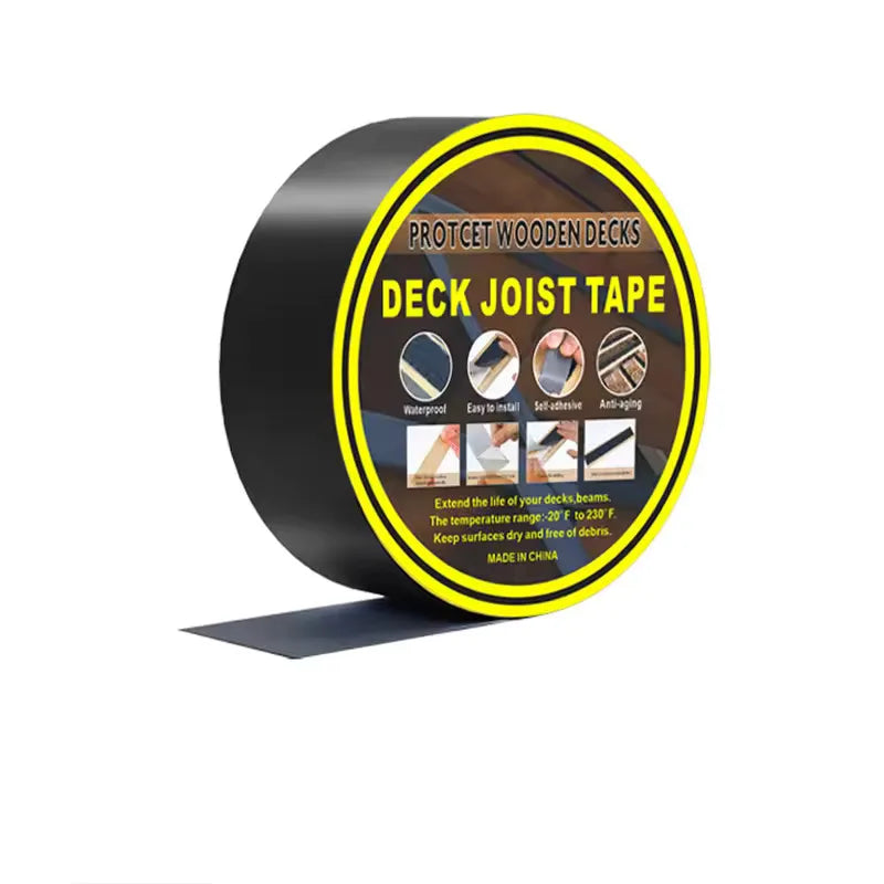 Waterproof Eco Friendly Outdoor Self-Adhesive Deck Joist Butyl Tape for Deck Joist Beams Protection