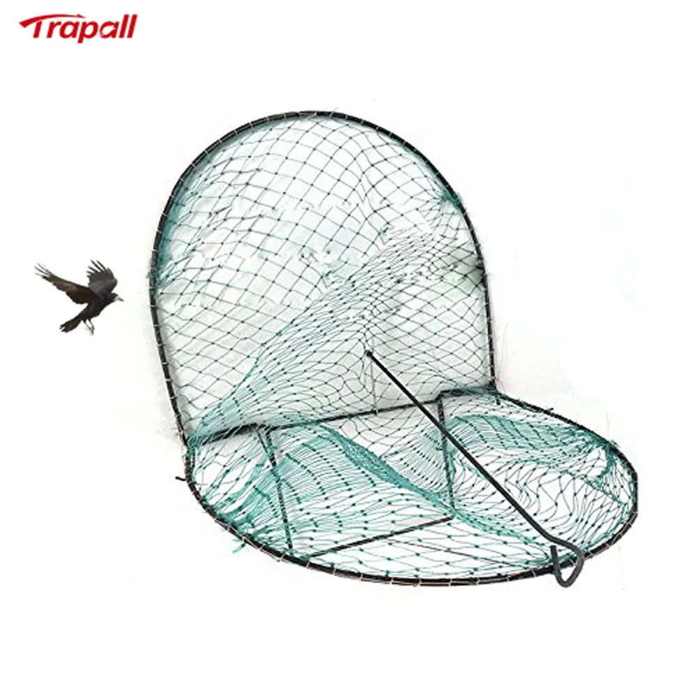 Humane Solid Steel Reinforced Plastic Mesh Green Live Catch Netting Eco-Friendly Bird Sparrow Capture Trap for Animal Control