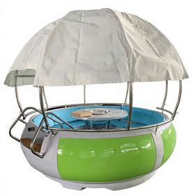 KAIP CHILL&GRILL BBQ Donut Boat Round Floating LLDPE Material for Residential Use
