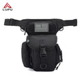 LUPU Outdoors Camouflage Waist Bag Anti-Theft Tactical Hunting Leg Belt with Zipper Closure