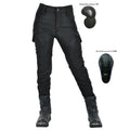 Women's Winter Racing Sportswear Antifall Waterproof Riding Pants Breathable Fleece Lining High Waist Plus Size Thickened Adults