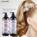 DELOFIL Color Protect Hair Shampoo and Conditioner Set 500ml 800ml Protein Argan Oil for Damaged Dye Hair
