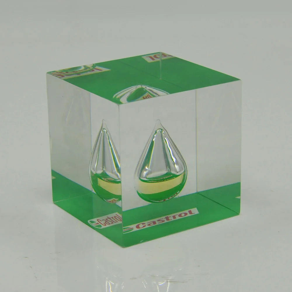 Promotion Gift GHZ Brand GHZ-1329 Plastic Acrylic Cube Display Block 6x6x6cm Handmade