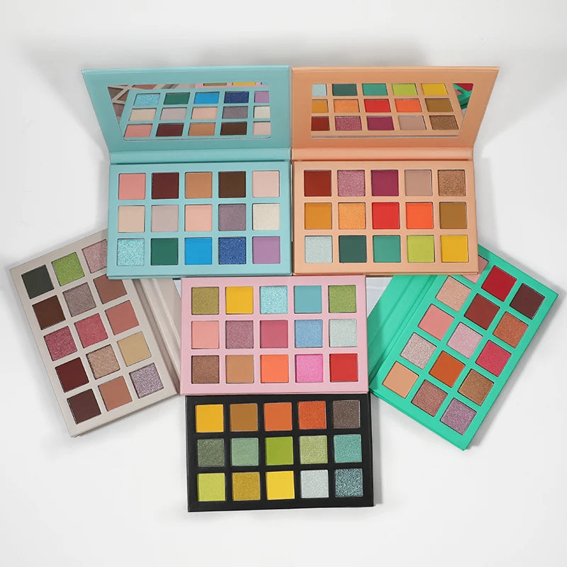 OCHAIN Best Quality New Private Label Makeup 15 Color Highly Pigmented Eyeshadow Palette