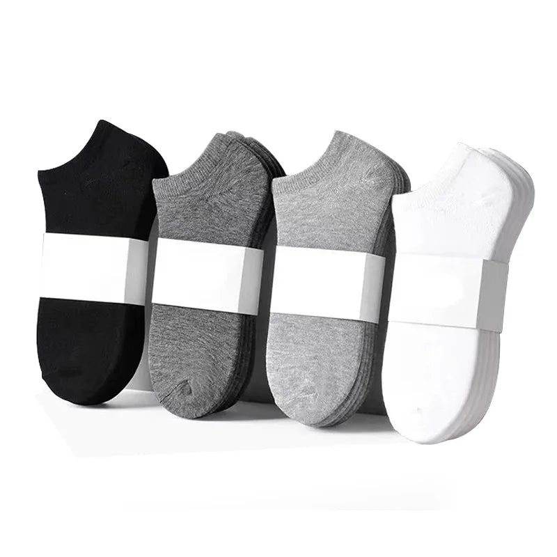 Custom Spring Summer Cheap Solid Color Cotton Mens Low Cut Socks Loafer Ankle Socks for Men