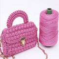 Wholesale pp Yarn Polypropylene Yarn Crochet Hollow Thread Hand Knitting Crochet Hat Bag