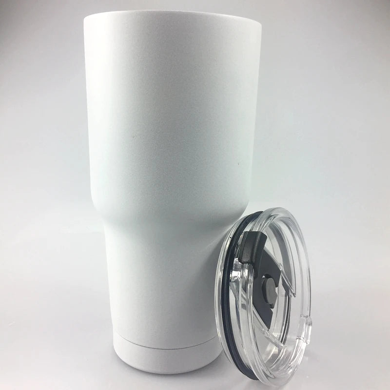 Ready to Ship High Quality 30oz White Sublimation Blank Mug Coffee Cup Regular Tumbler for Sublimation